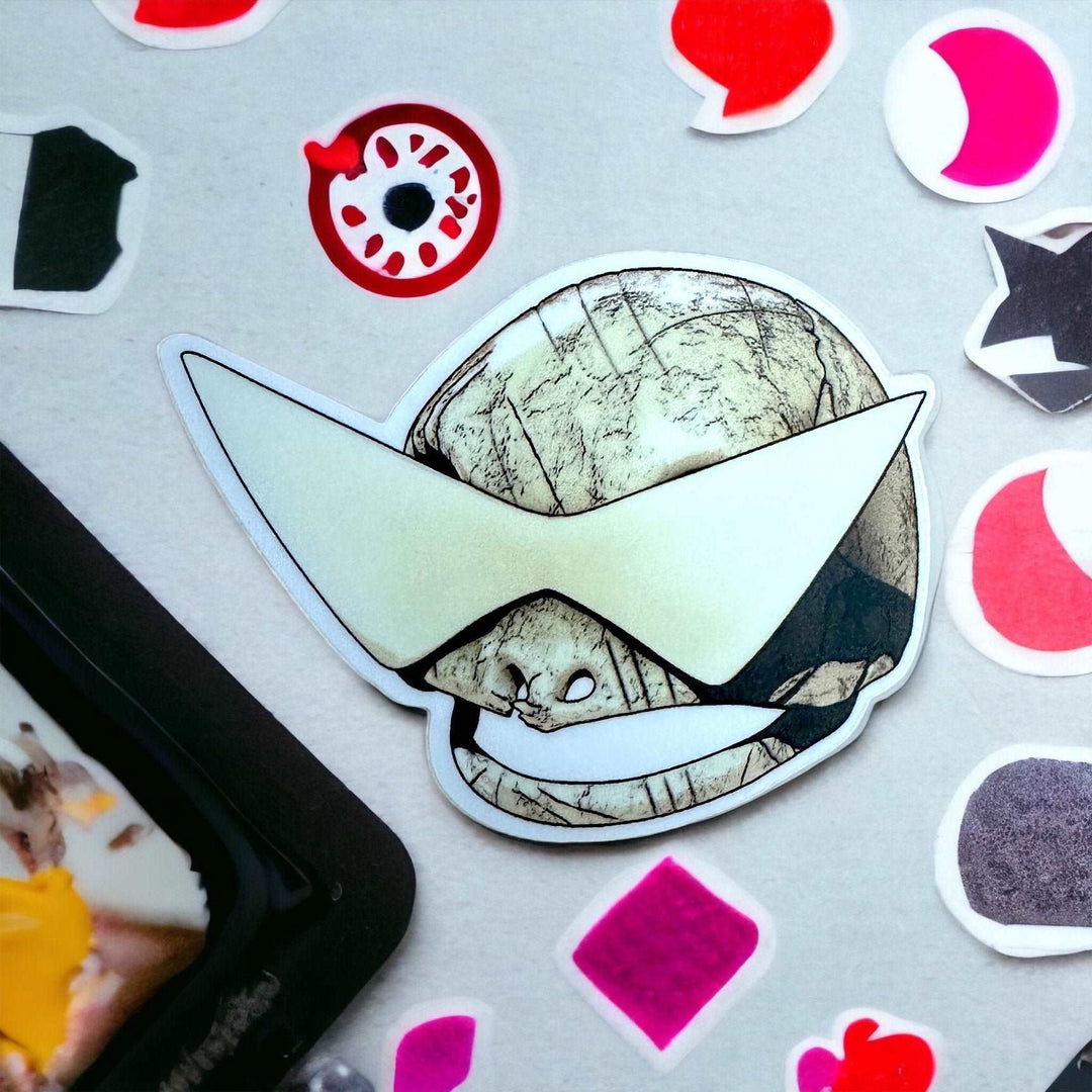 007 Skull Sticker