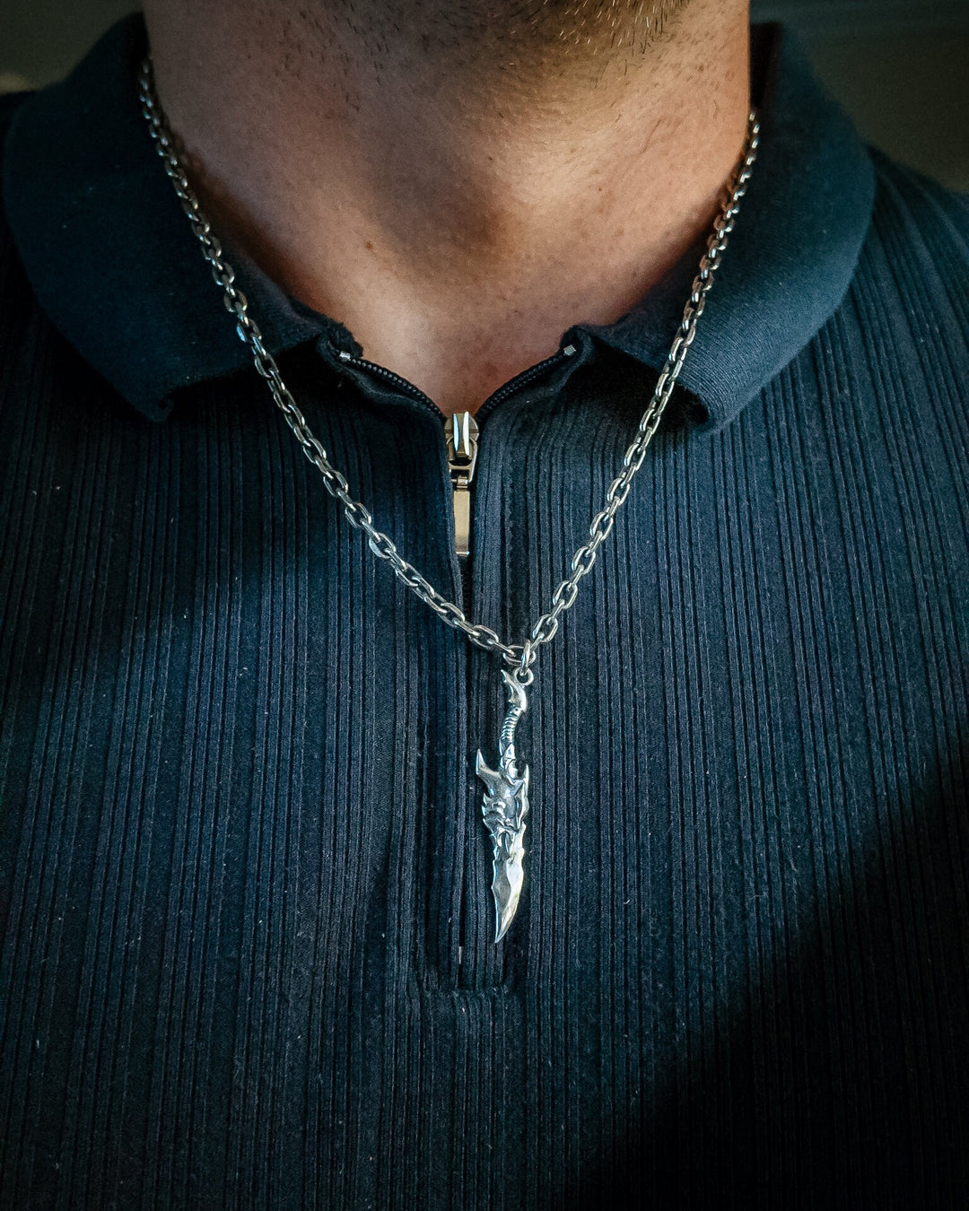 Kamish's Wrath Short Dagger Necklace Pendant