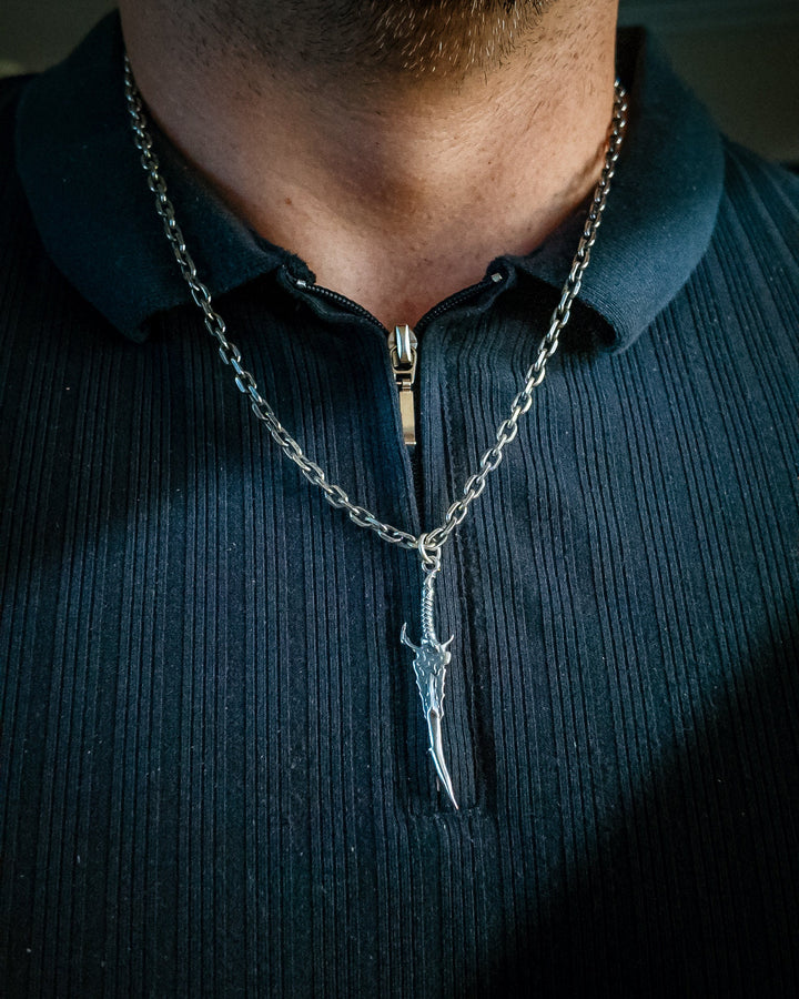 Kamish's Wrath Long Dagger Necklace Pendant