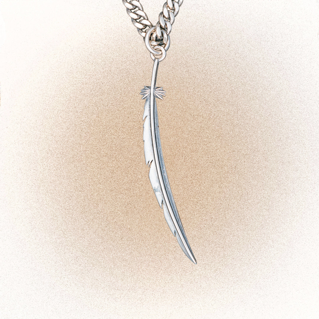 Feather Blade Necklace Pendant