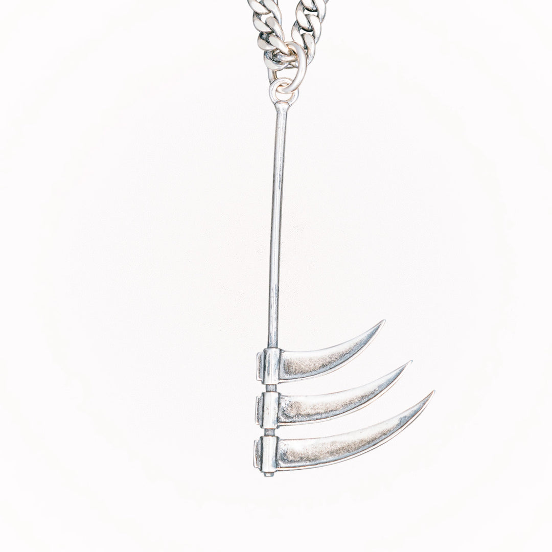 Triple Scythe Necklace Pendant