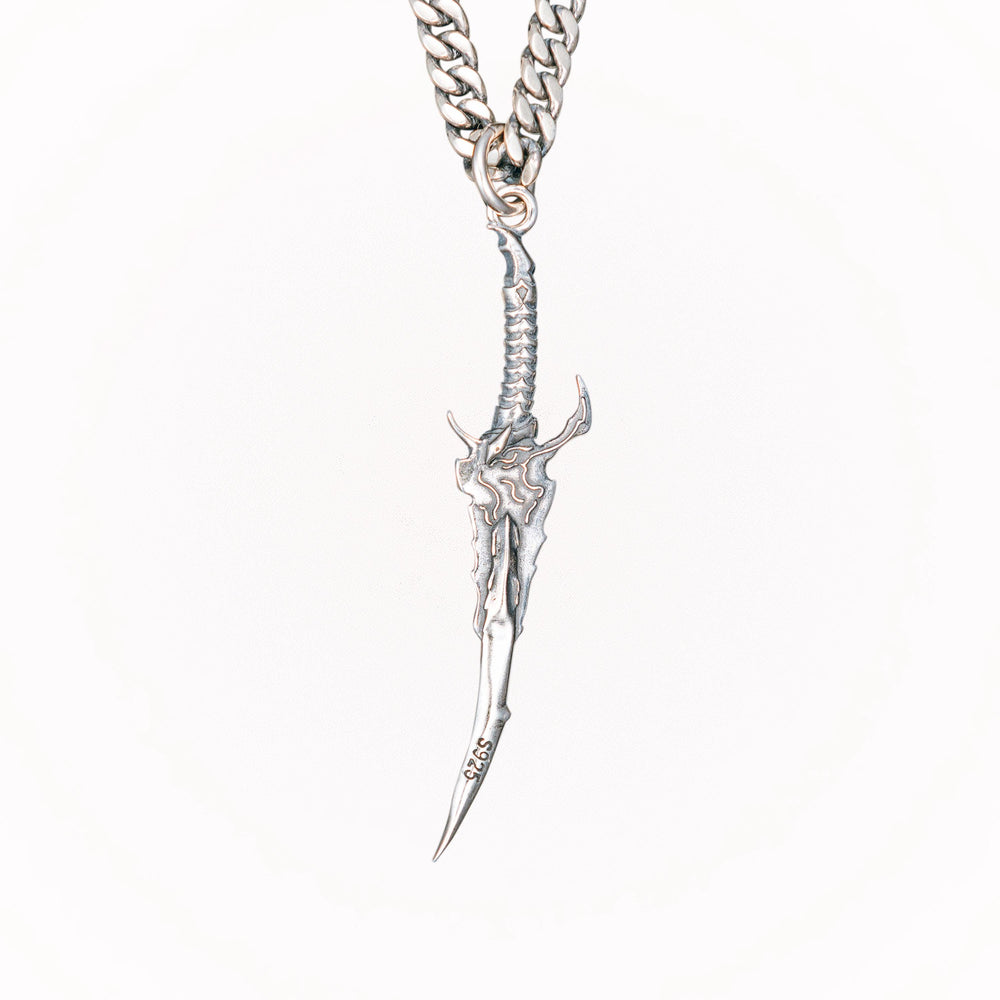 Kamish's Wrath Long Dagger Necklace Pendant