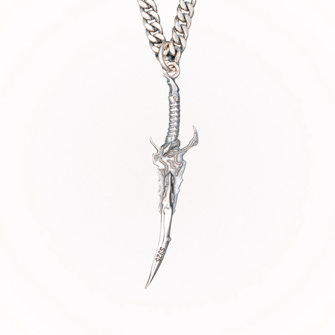 Kamish's Wrath Long Dagger Necklace Pendant