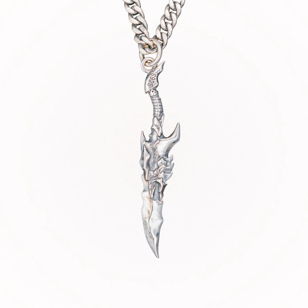 Kamish's Wrath Short Dagger Necklace Pendant