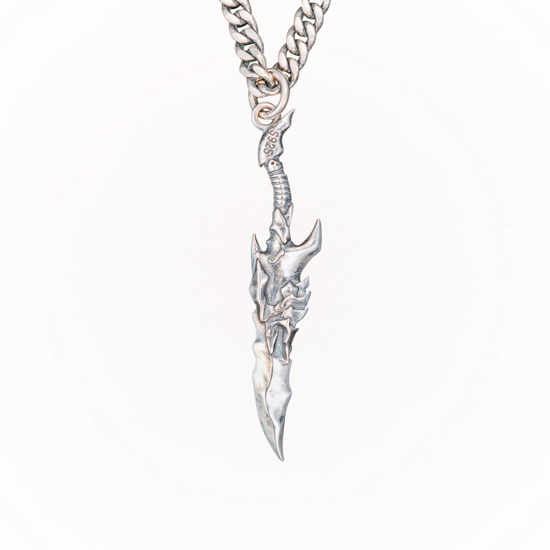 Kamish's Wrath Short Dagger Necklace Pendant