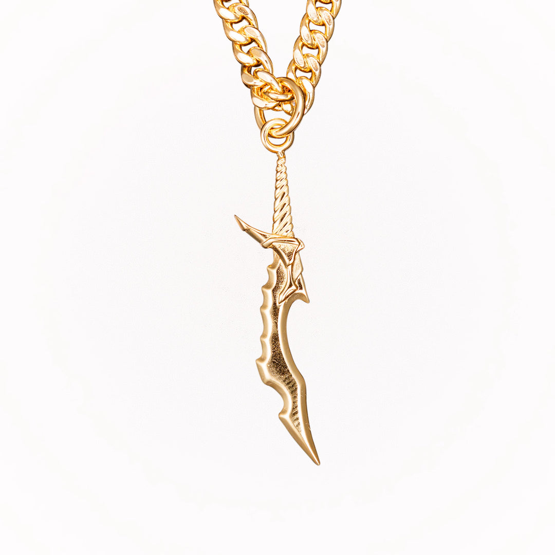 Knight Killer Dagger Necklace Pendant