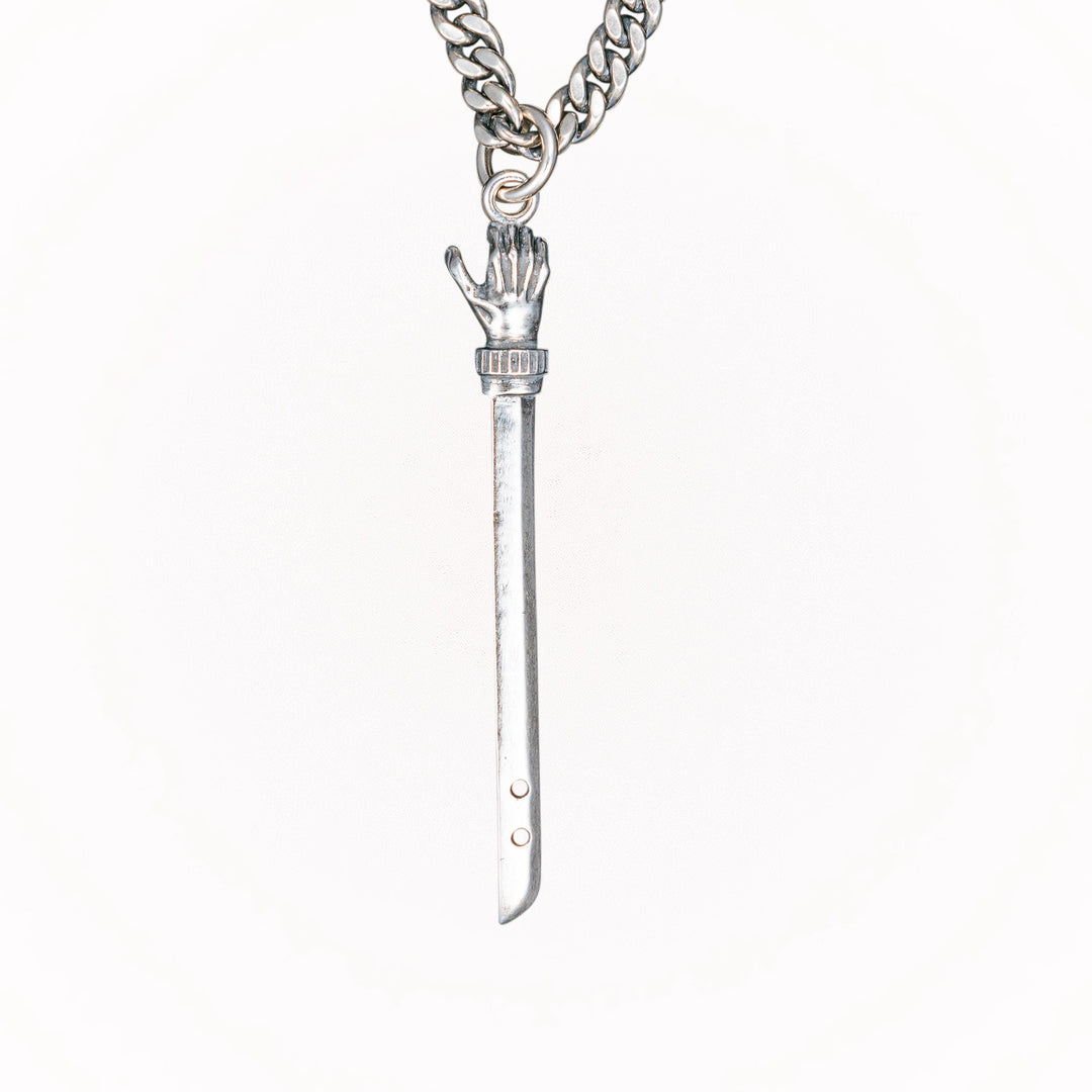 Hand Sword Necklace Pendant