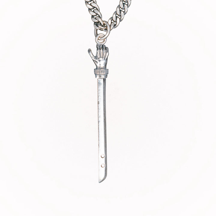 Hand Sword Necklace Pendant