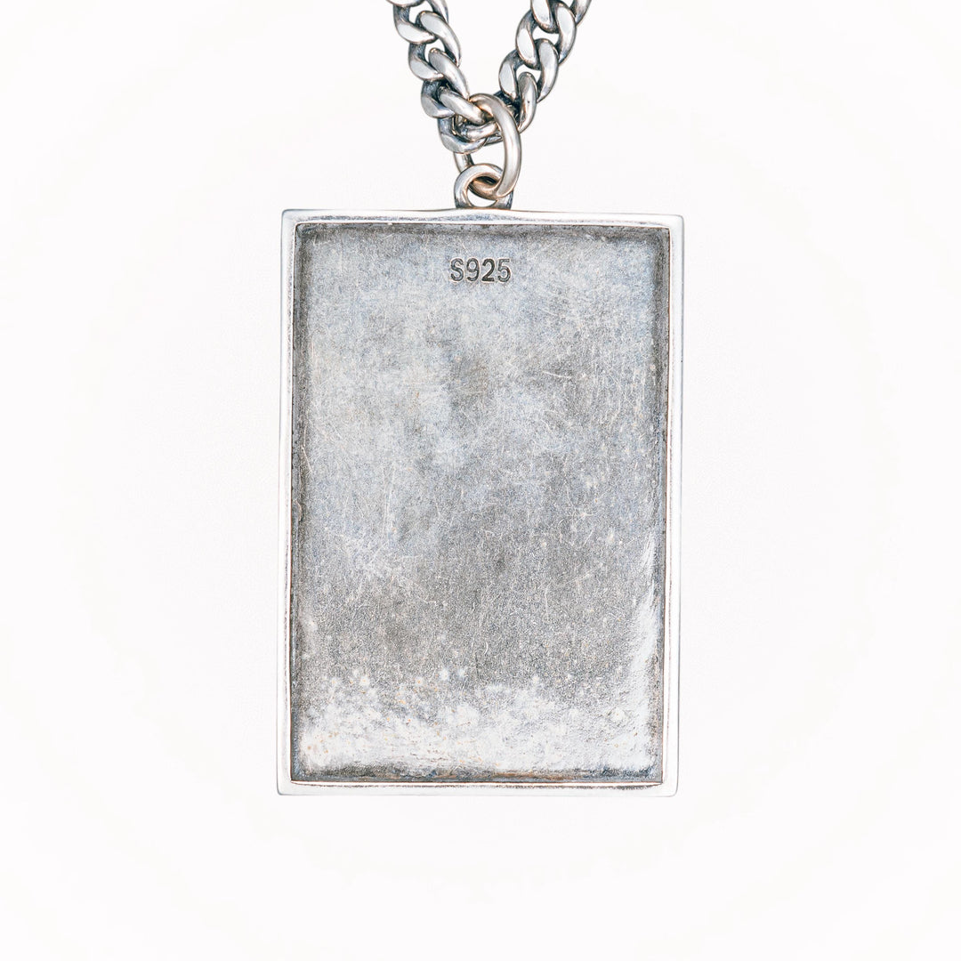 B.E.W.D. Card Necklace Pendant