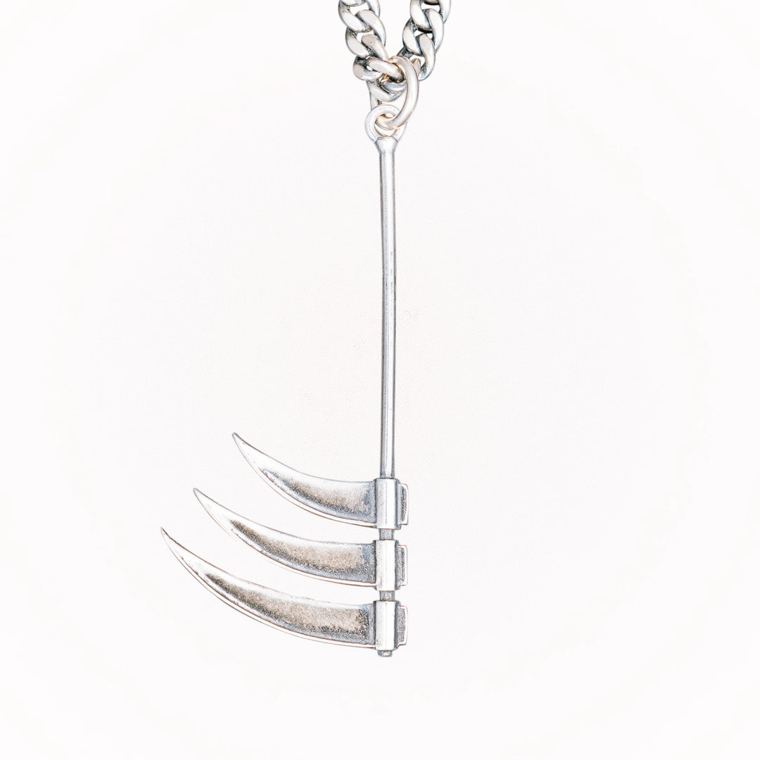 Triple Scythe Necklace Pendant