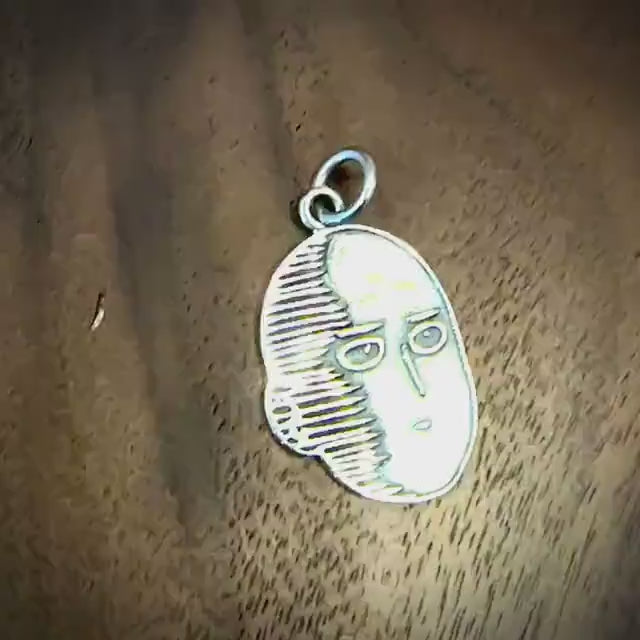 OPM Okay Face Meme Necklace Pendant