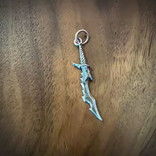 Knight Killer Dagger Necklace Pendant