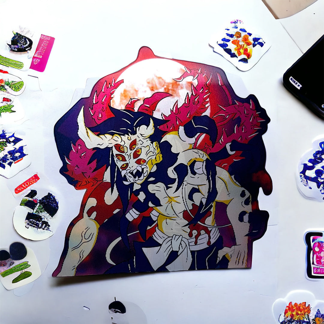 Anime 3D Motion Lenticular Sticker